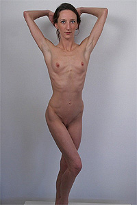 Naked Skinny Posing